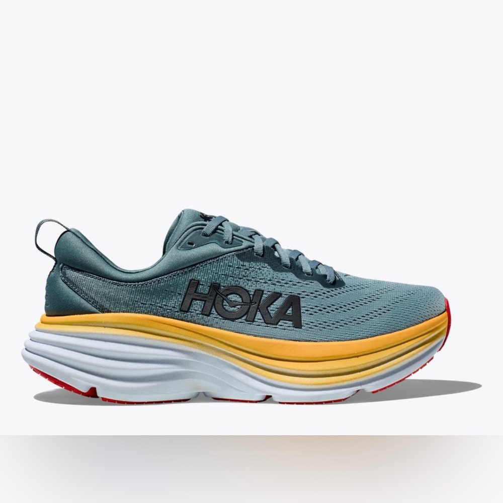 HOKA ONE ONE Bondi 8 Max Cushioned Road Rut Shoe Size:12.5